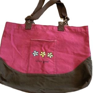 Life Is Good Canvas Tote